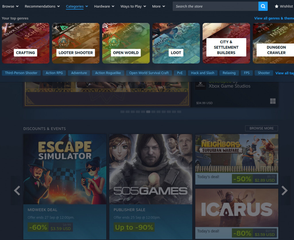 Steam Update Tampilan: Fokus Permudah Navigasi Pencarian Pengguna