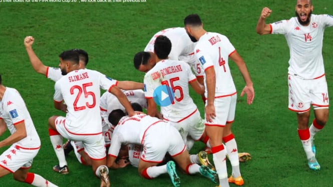 Update: 18 Negara Pasti Ke Piala Dunia 2026, Terbaru Tunisia