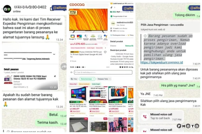 "Jebakan Phishing di Tokopedia: Penjual Nyamar Jadi Kurir, Akun Pembeli Terancam"