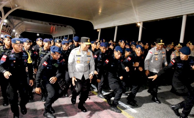 "Polda NTT Kirim 100 Personel Brimob ke Jakarta untuk Pengamanan"