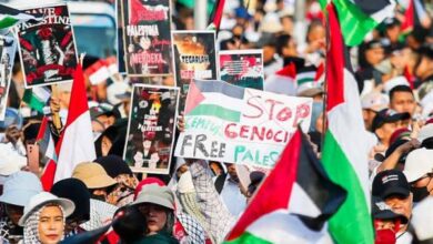 Aksi Bela Palestina: Massa Desak Pemerintah RI Awasi Gencatan Senjata Gaza