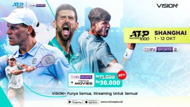 Aksi Kelas Dunia di ATP 1000: Rolex Masters 2025, Tonton di VISION+