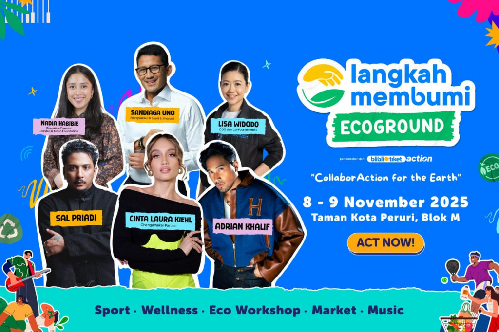 Blibli Tiket Action Luncurkan Konsep Baru Ecoground 2025 di Langkah Membumi