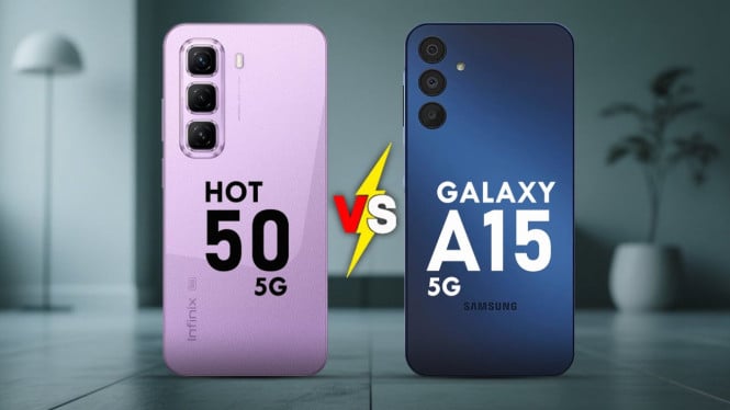 Duel Panas Samsung Galaxy A15 vs Infinix Hot 50 5G: Beda Kelas, Hanya Rp250 Ribu!