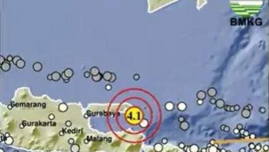 Gempa Hari Ini Guncang Sumenep Jatim, Magnitudo 4,1 Tidak Berpotensi Tsunami