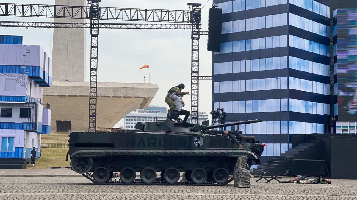 Gladi Bersih HUT Ke-80 TNI: Demo Serangan Udara dan Misi Pembebasan Sandera