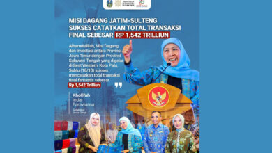 Gubernur Khofifah Pimpin Misi Dagang Jatim-Sulteng, Transaksi Capai Rp 1,542 T