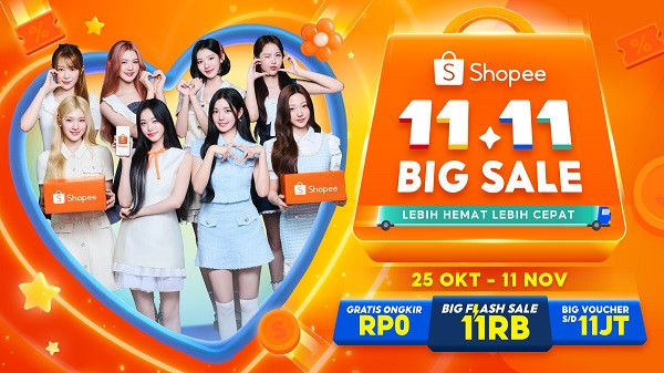 Hearts2Hearts Curi Perhatian dengan Iklan Fresh & Cheerful di Shopee 11.11