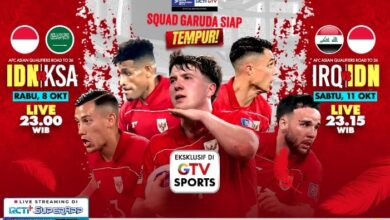 Live di GTV: Skuad Garuda Siap Tempur Rebut Tiket ke Panggung Dunia!