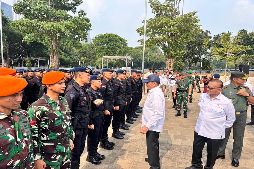 Menko Polkam Temui Ribuan Prajurit Cadangan di Monas: Ada Apa?
