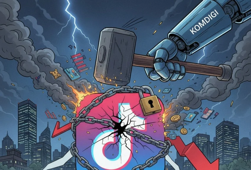 Pembekuan Sementara TikTok vs Komdigi: Data Tersembunyi dan Kaitan Judol