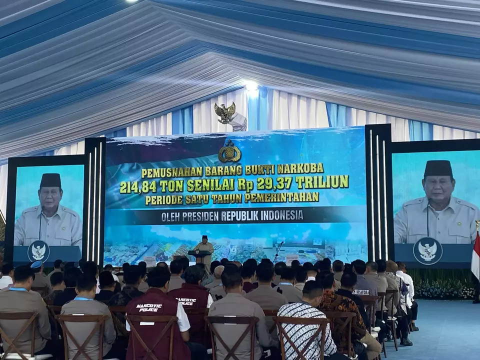 Prabowo Dorong Gotong Royong Nasional untuk Lawan Narkoba Secara Serius