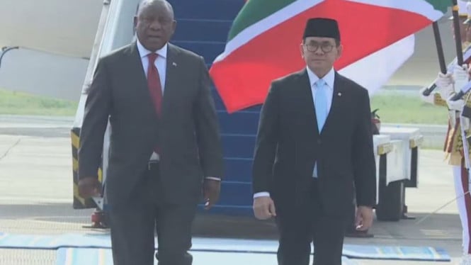Presiden Afrika Selatan Tiba di Indonesia, Siap Bertemu Prabowo Hari Ini