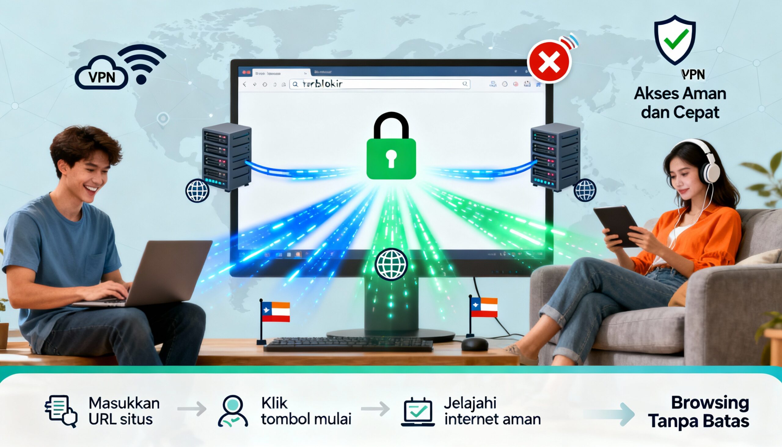 Proxy Web Tercepat Untuk Buka Situs Di Indonesia, Gratis Dan Mudah Digunakan