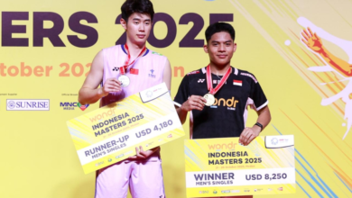Tampil Dominan, Zaki Ubaidillah Raih Juara Indonesia Masters 2025