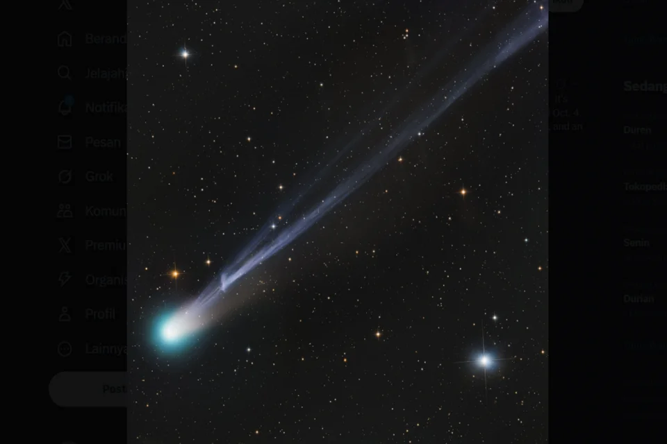 Tiga Komet Melintasi Bumi Bulan Ini Dibarengi Hujan Meteor Spektakuler