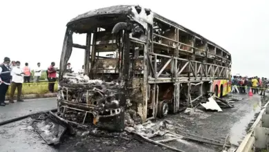 Tragedi India: Bus Terbakar Usai Tertabrak Motor, 25 Orang Tewas