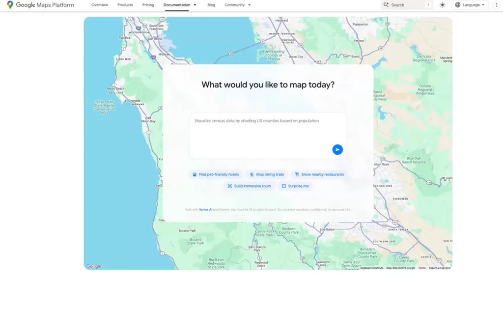 Google Maps Luncurkan Alat AI Baru: Ciptakan Proyek Interaktif dengan Mudah!