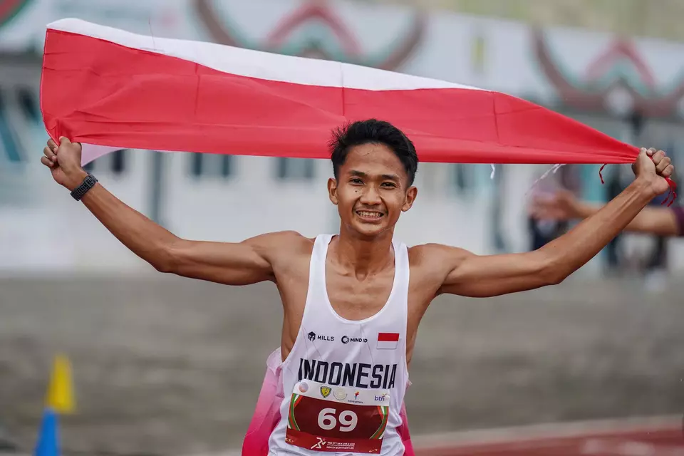 Hafizudin Persembahkan Emas Pertama untuk RI di Kejuaraan Atletik Asia Tenggara 2025