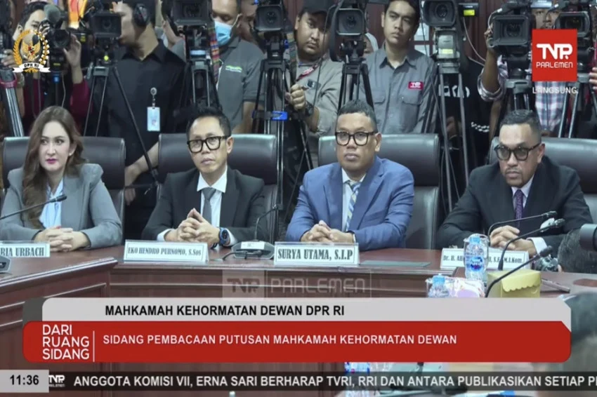 MKD Putuskan Nafa, Eko, dan Ahmad Sahroni Melanggar Kode Etik: Apa Saja Pertimbangan Utamanya?
