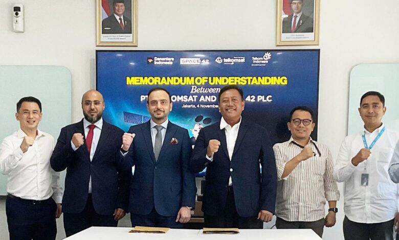 Perkuat Konektivitas Satelit: Telkomsat dan Space42 Jajaki Kolaborasi Strategis