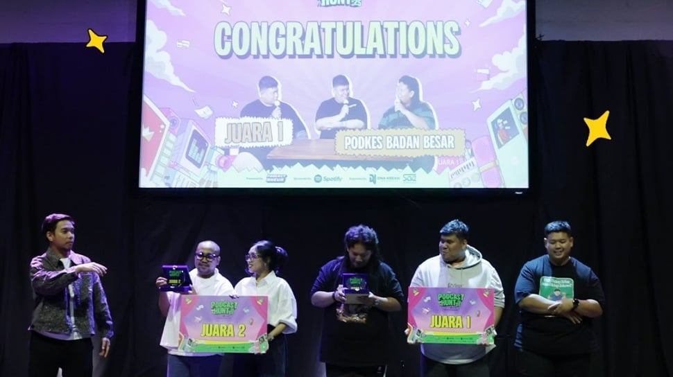 Podcast Hunt 2025 Sukses, Podcast Badan Besar Raih Gelar Juara Paling Dinantikan!