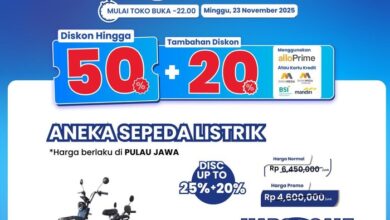 Transmart Full Day Sale: Temukan Sepeda Listrik Hemat dengan Diskon Menarik!