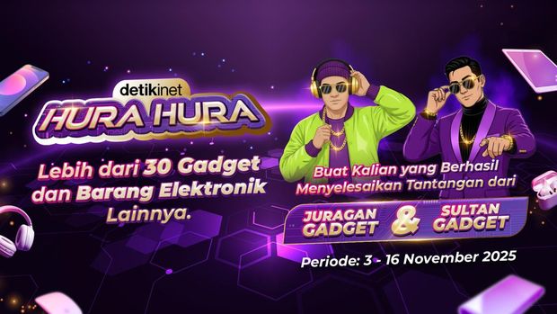 Wow! Juragan dan Sultan Bagi Gadget Seru di DetikINET Hura-hura