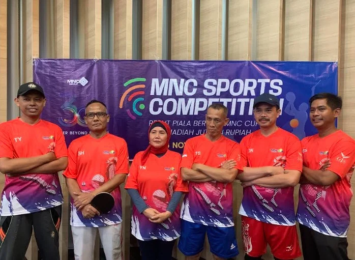 "HUT ke-36 MNC Group: Global Jaya Sejahtera Raih Juara Berturut-turut di Lomba Tenis Meja"