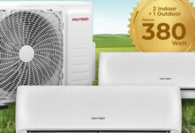 AC Polytron New Ice Remote dengan Backlight Warna-Warni, Angin Dingin Extrabrutal!