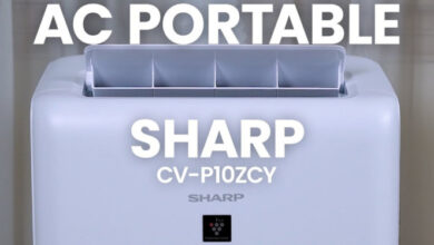 AC Portable Sharp CVP-10ZCY Rp3,4 Juta, Fitur Roda 360 Derajat untuk Mobilitas Mudah