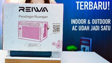AC Window Reiwa Hemat Listrik 370 Watt, Mudah Pasang Sendiri Tanpa Tukang!
