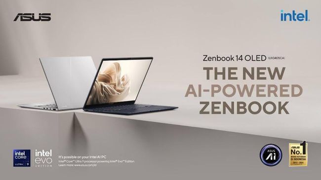 ASUS Zenbook 14 OLED UX3405CA: Performa Tinggi dan Keunggulan Fitur untuk Produktivitas Maksimal