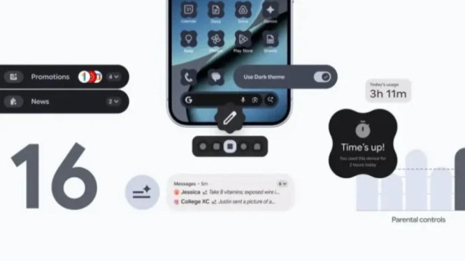 Android 16 QPR2 Rilis Fitur AI Canggih, Notifikasi Pintar & Mode Gelap Semakin Ekstrem