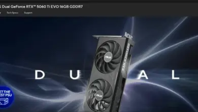 Asus Luncurkan Dual RTX 5060 Ti EVO 16G: Pilihan Ideal untuk PC Ringkas dan Hemat Ruang