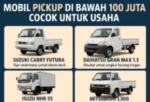 Harga Turjun 2025: Deretan Mobil Pickup Terbaik di Bawah 100 Juta Favorit Pelaku Usaha