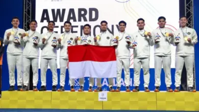 Indonesia Jaya! Pecundangi Malaysia 3-0, Raih Emas Beregu Putra di SEA Games 2025