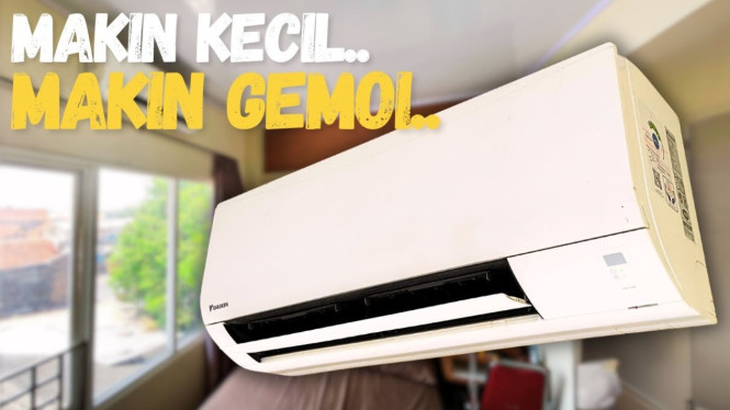 Review AC Daikin Setengah PK FTP15AV14: Desain Baru Lebih Compact dan Efisien Pendinginan