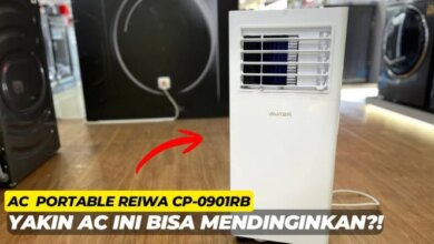 Review AC Portable Raiwa CP-0901RB 1PK: Solusi Dingin Praktis Tanpa Pasang di Dinding Kamar Kos